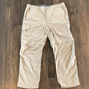 NWOT Men’s Columbia Omni-Shade Convertible Pants